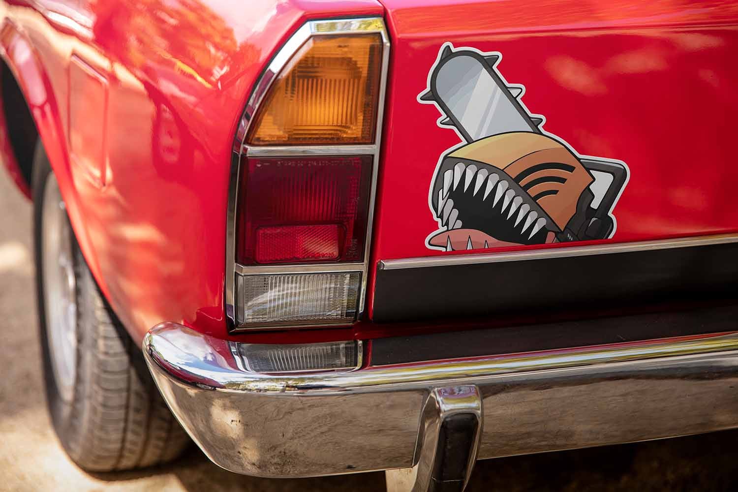 Chainsaw Man Peeker Sticker Anime Car Decal 6×6" Denji Vinyl Made in USA