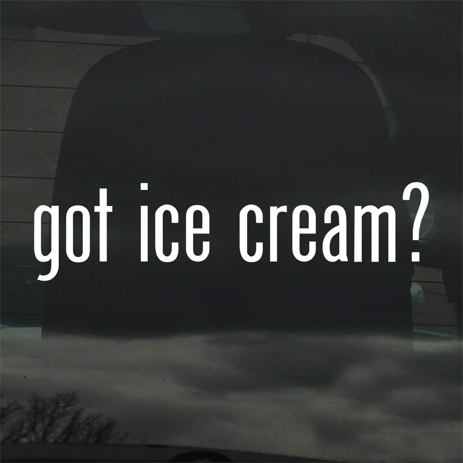 Got Ice Cream? Custom Vinyl Sticker / Decal Dessert, Chocolate, Vanilla, Cake