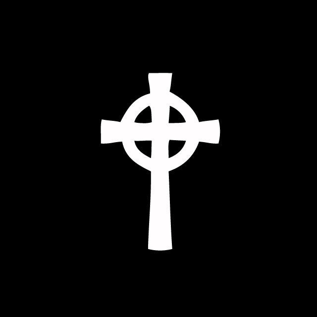 CELTIC CROSS Solid Vinyl Decal Sticker – FREE USA SHIPPING