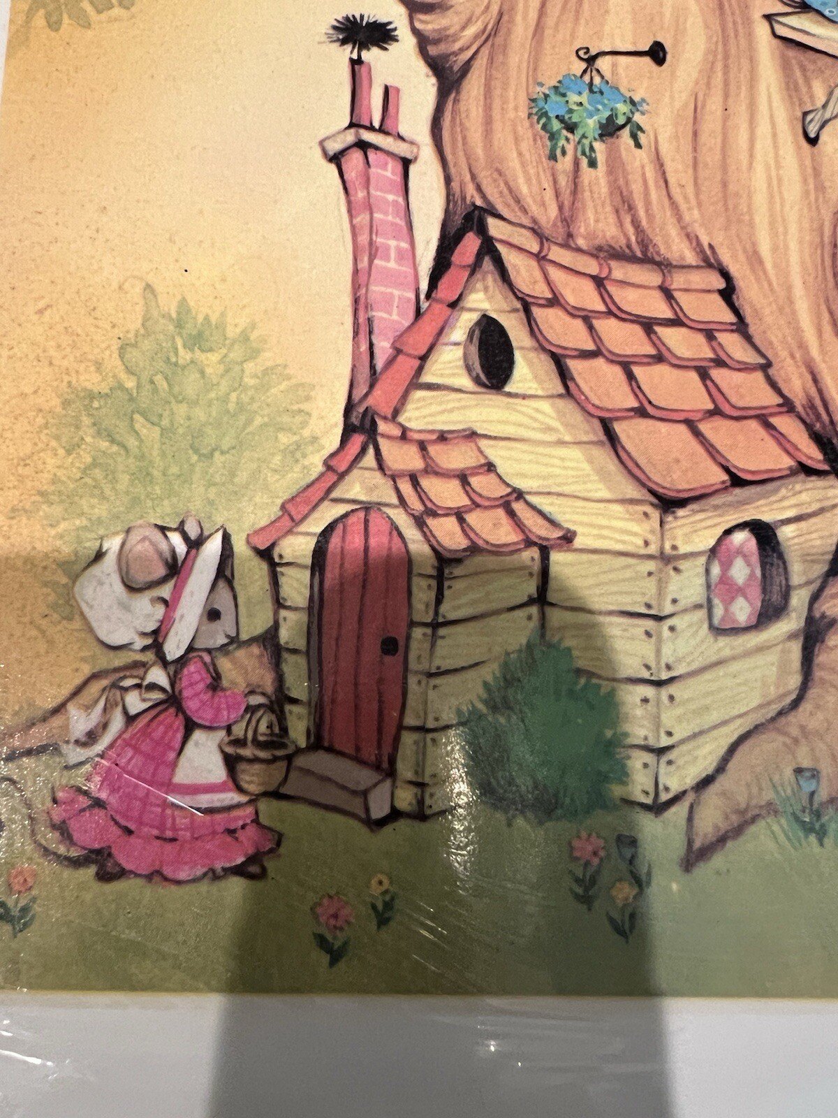 New Vintage Meyercord Decalart 0335 Mouse House Large Water Applied Decal
