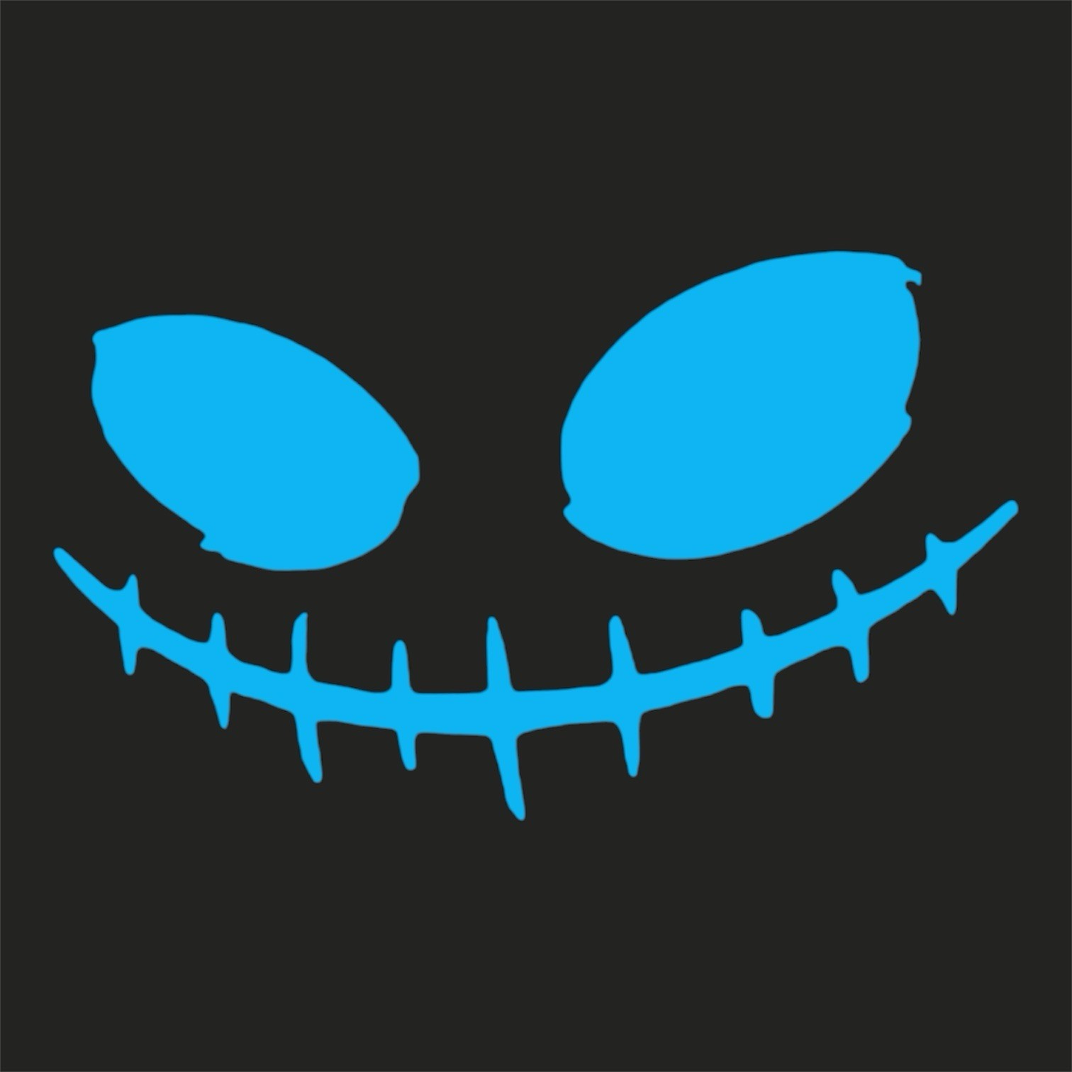 Monster smiling Decal for car Windows Laptops most Smooth Surfaces