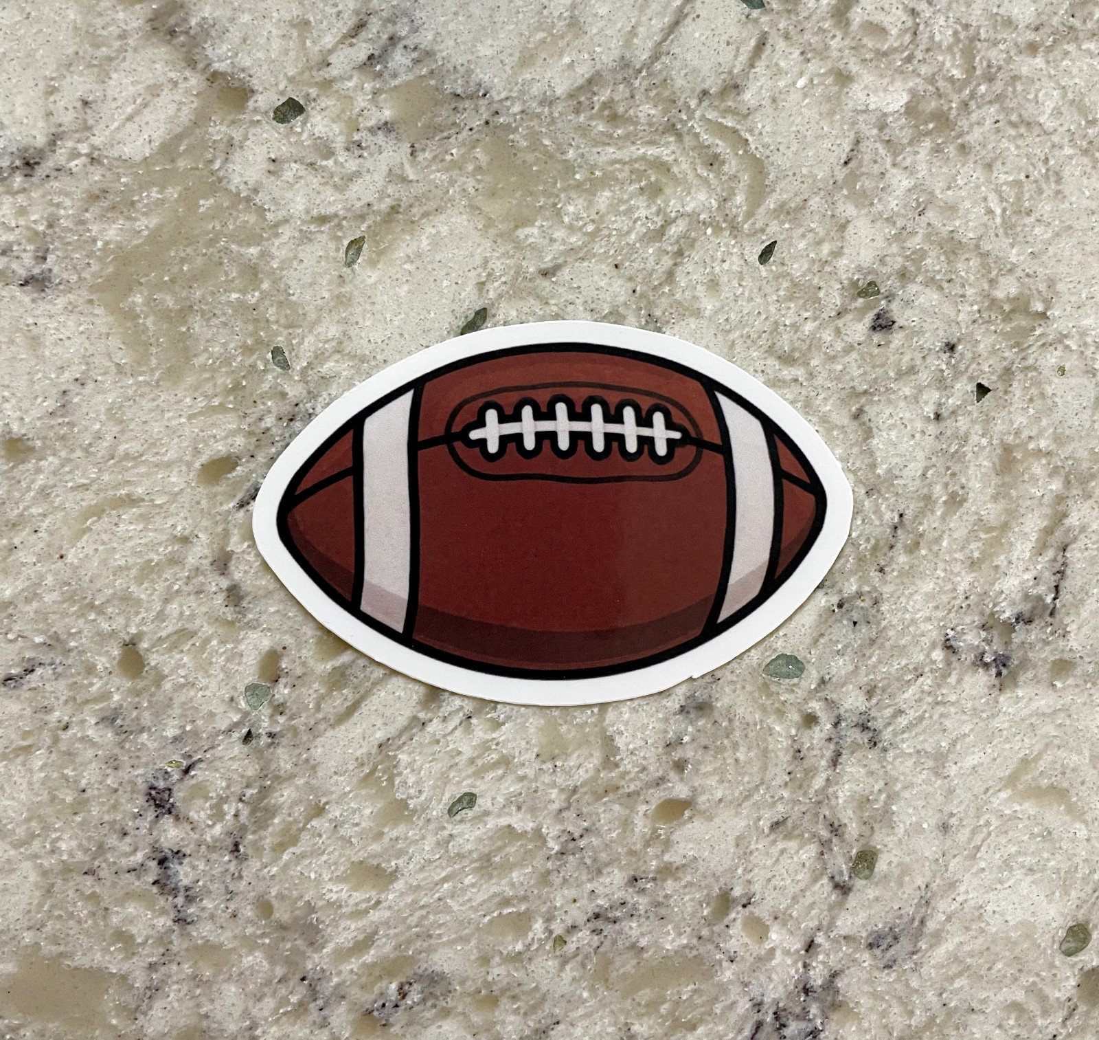 Football Sticker l Gloss or Holographic Laminate l Waterproof Decal