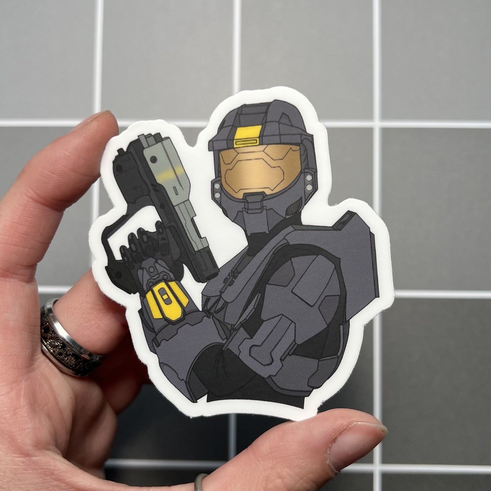 Agent Washington Red vs Blue Sticker RvB Sticker Halo Project Freelancer