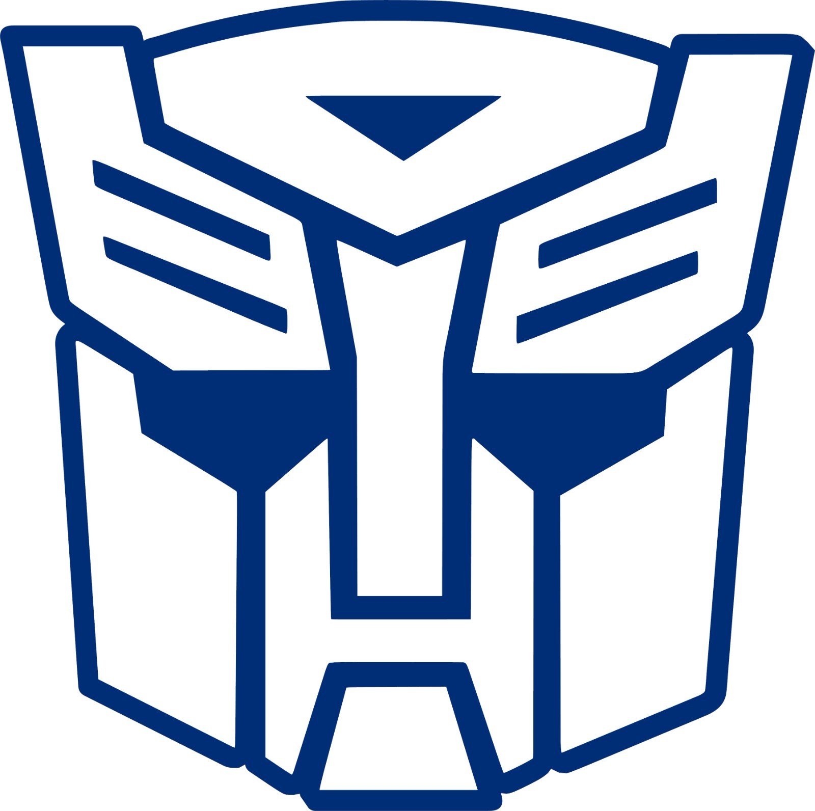 Outlined Transformers Autobot Decal Vinyl Sticker laptop helmet window wall door
