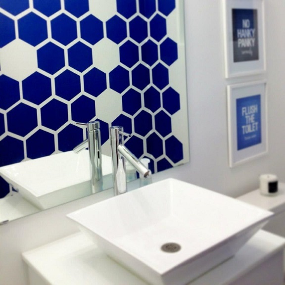 Hexagon Wall Decal, Honeycomb Wall Decal, Geometric Wall Decal, Modern Decals