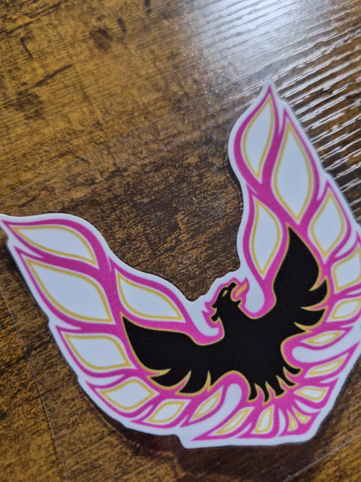 Pink UV DTF Decal Sticker waterproof USA NOT VINYL