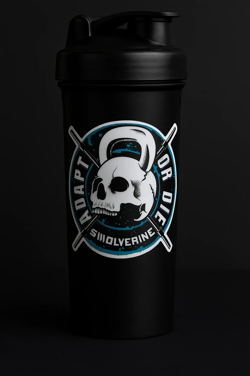 Adapt or Die Sticker – 2×2" Die-Cut Gym Sticker | Swolverine
