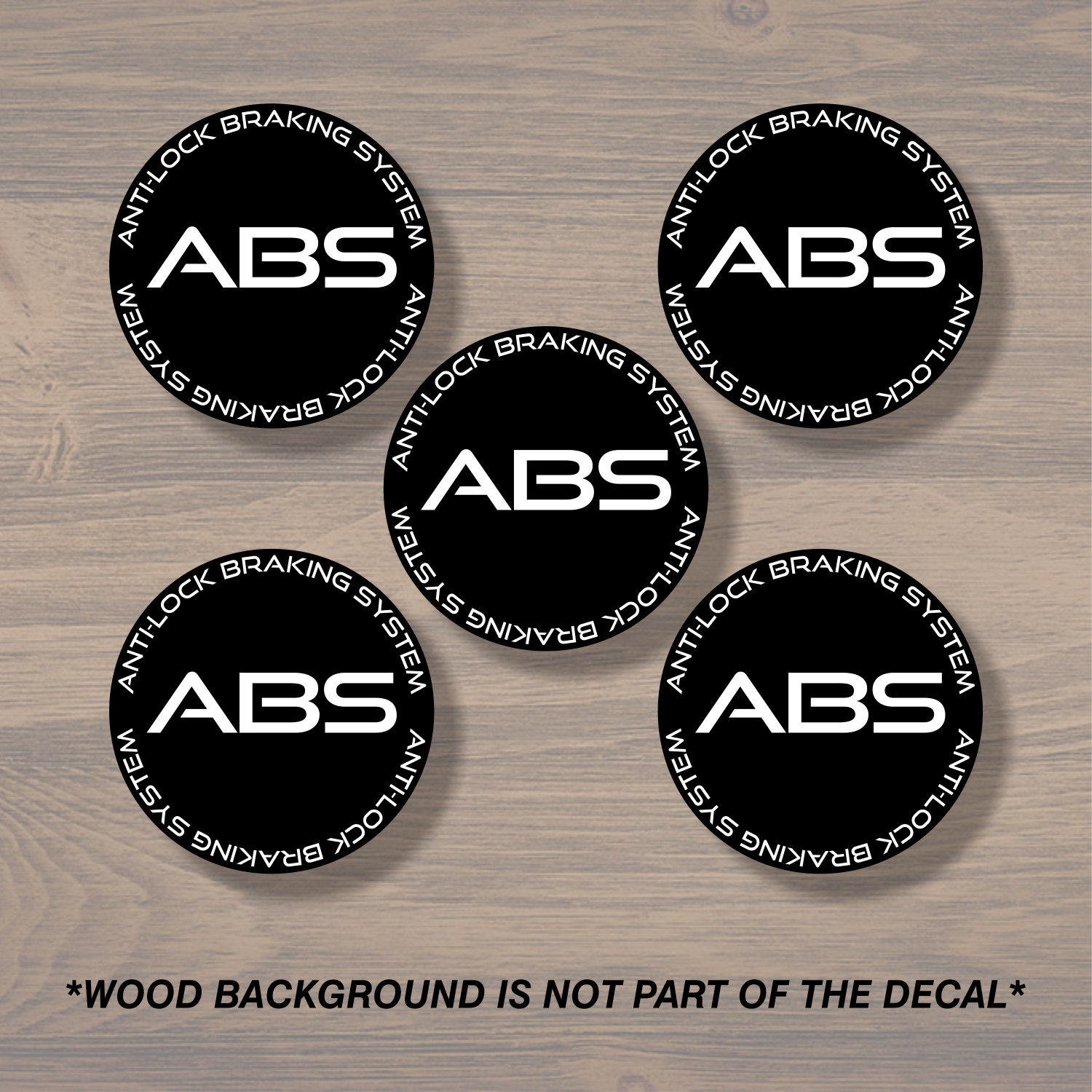 Vinyl Decal Sticker Overlays Fits Pontiac ABS Wheel Center Cap x5