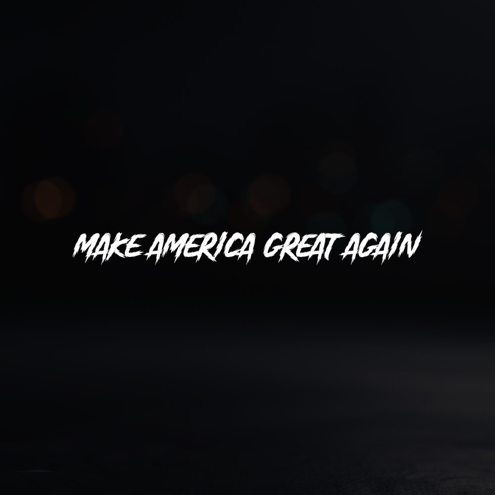 8in Vinyl Decal Sticker – "make america great again"