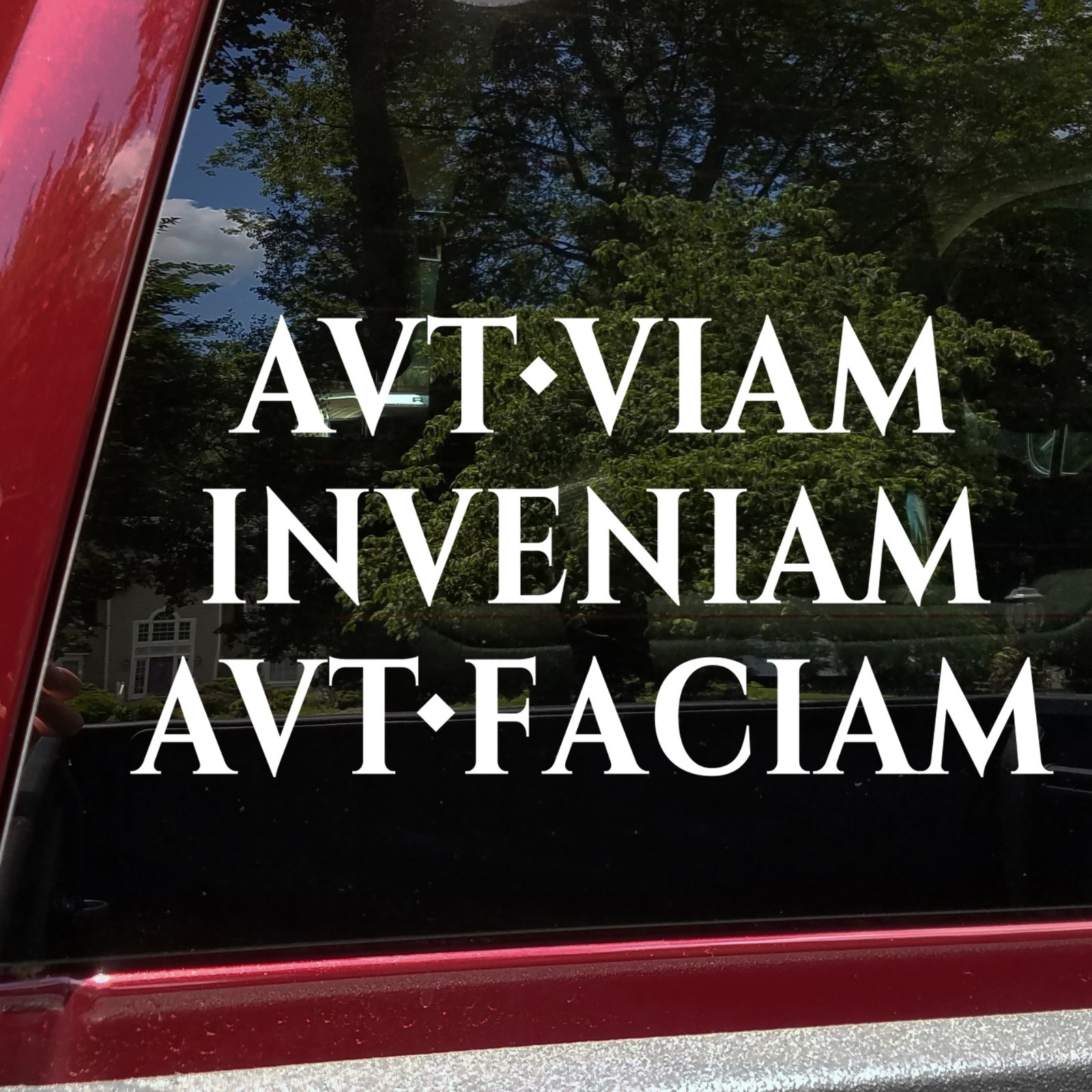 I Will Find A Way Or Make One Vinyl Decal 4×4 Camper Boondock Latin Sticker V2