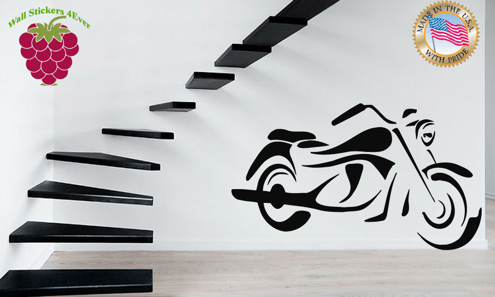 Wall Stickers Vinyl Decal Bike Bikers Moto Cycle Extreme Sport (z644)