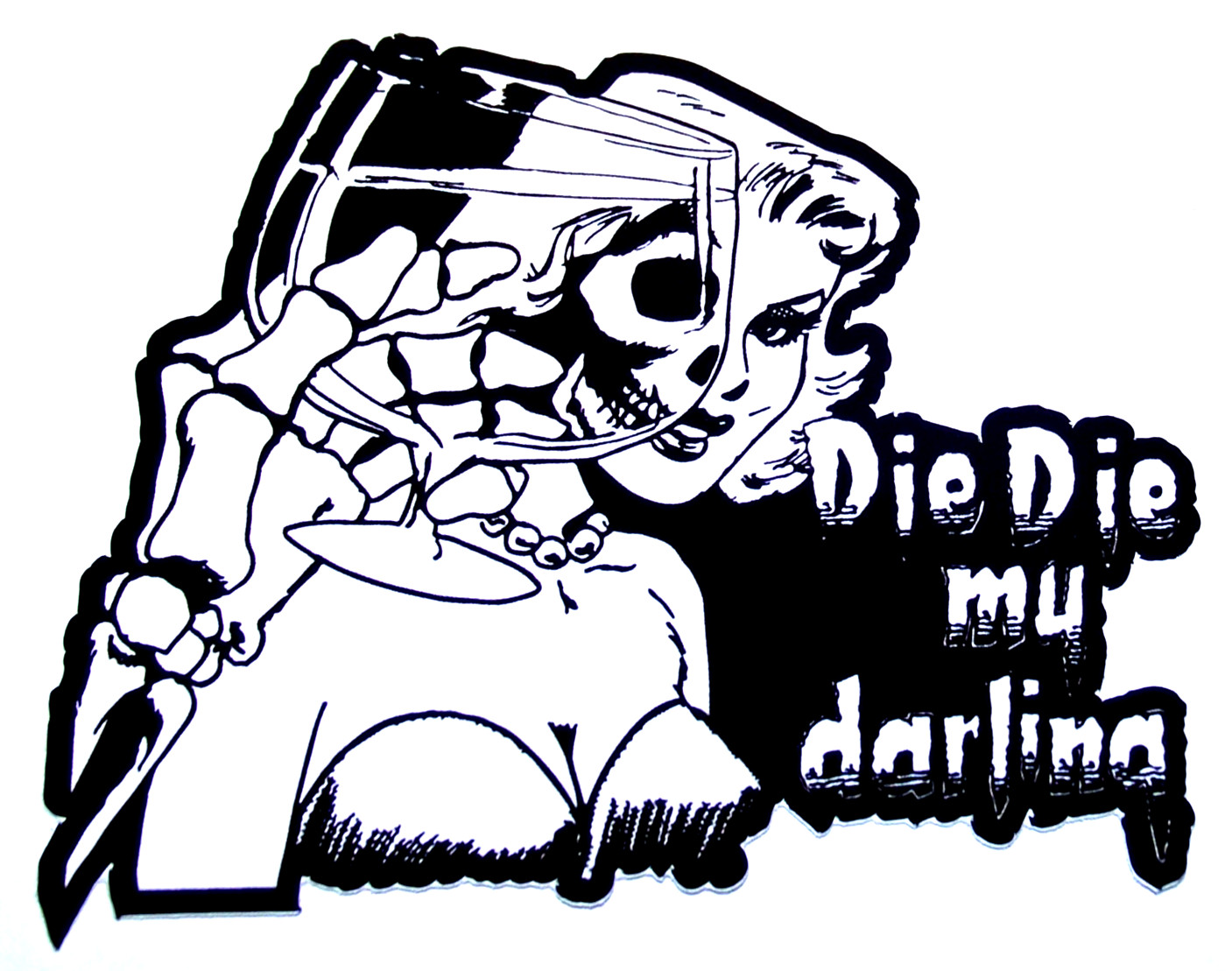 The MISFITS – Logo LARGE Die Cut Sticker Decal Official Punk Rock Danzig Misfits
