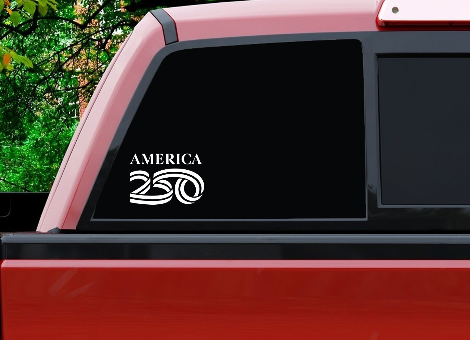 America 250 Logo Vinly Decal 4" to 12" CHOOSE SIZE & COLOR