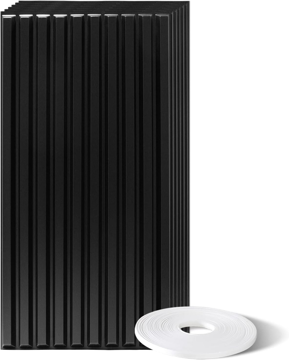 3D Wall Panels Peel and Stick, Slat Wall Paneling for Interior Wall Decor, 23.6"