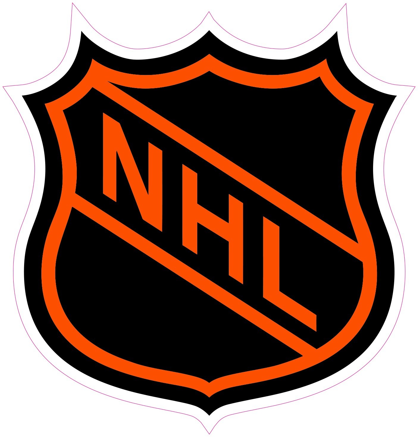 Hockey 2004 Logo Vinyl Decal Sticker Car Truck Bumper Laptop Tumbler Mug Window