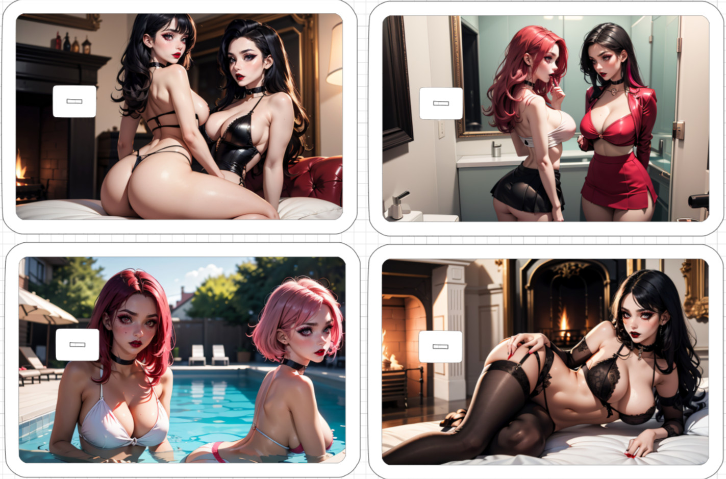 Sexy Anime Girl Credit Debit ATM Card Skin Sticker Emo Goth NSFW Animation Ecchi