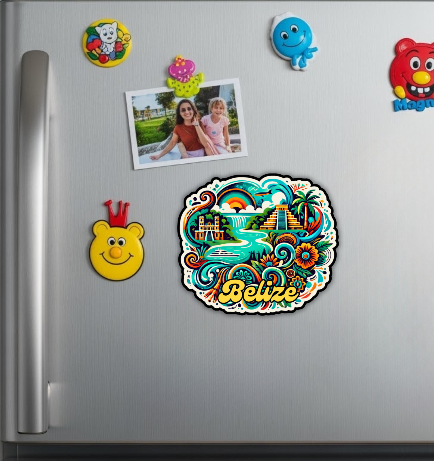 Belize Fridge Magnet or Laptop Sticker