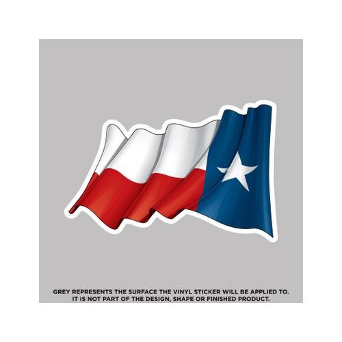 Waving Texas Flag