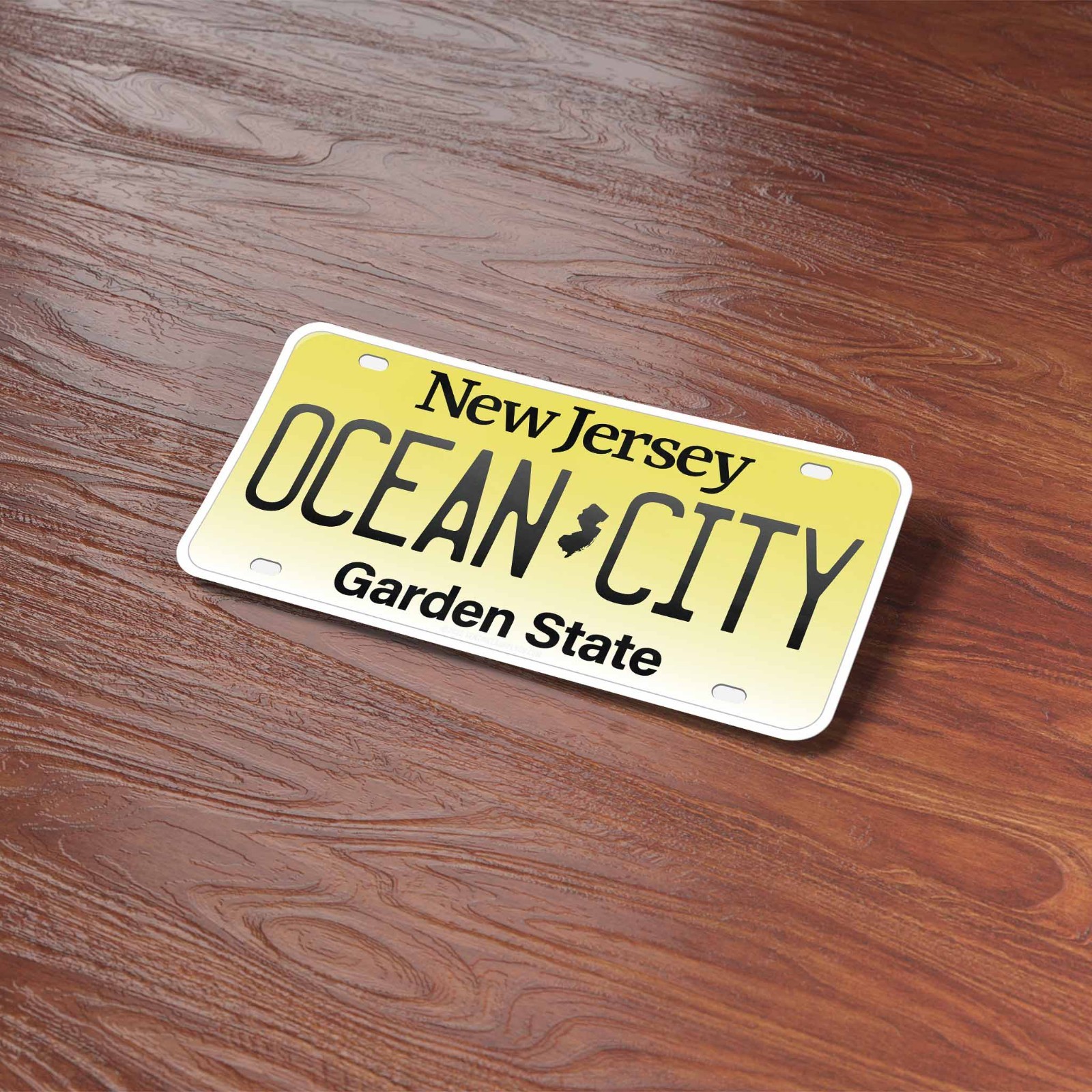 New Jersey License Plate Stickers – Choose Your NJ City or Saying Decal