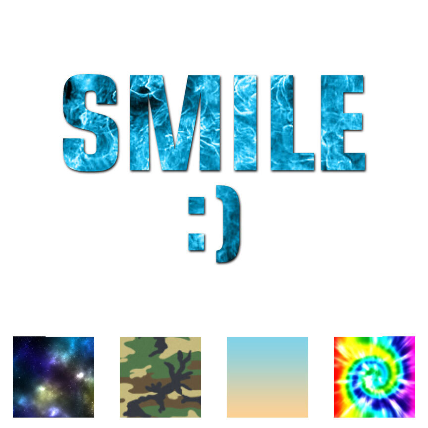 Smile Smiley Face – Vinyl Decal Sticker – Multiple Patterns & Sizes – ebn1610