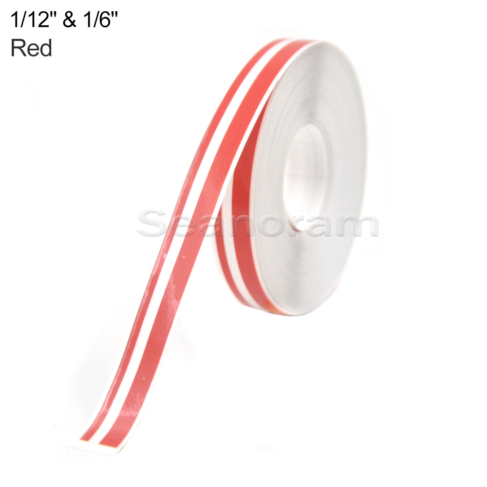 1/12"& 1/6" Red DIY Home Shop Bar Pinstriping Pin Stripe Decal Vinyl Sticker