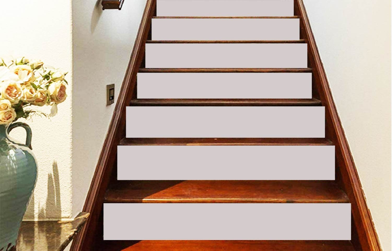 Eagle's View Stair Riser Stickers | Waterproof Peel and Stick Decals (Set of 5)