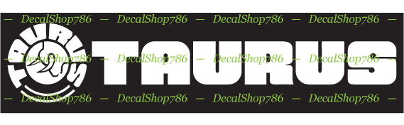 Taurus Firearms – Hunting/Outdoor Sports – Vinyl Die-Cut Peel N' Stick Decal