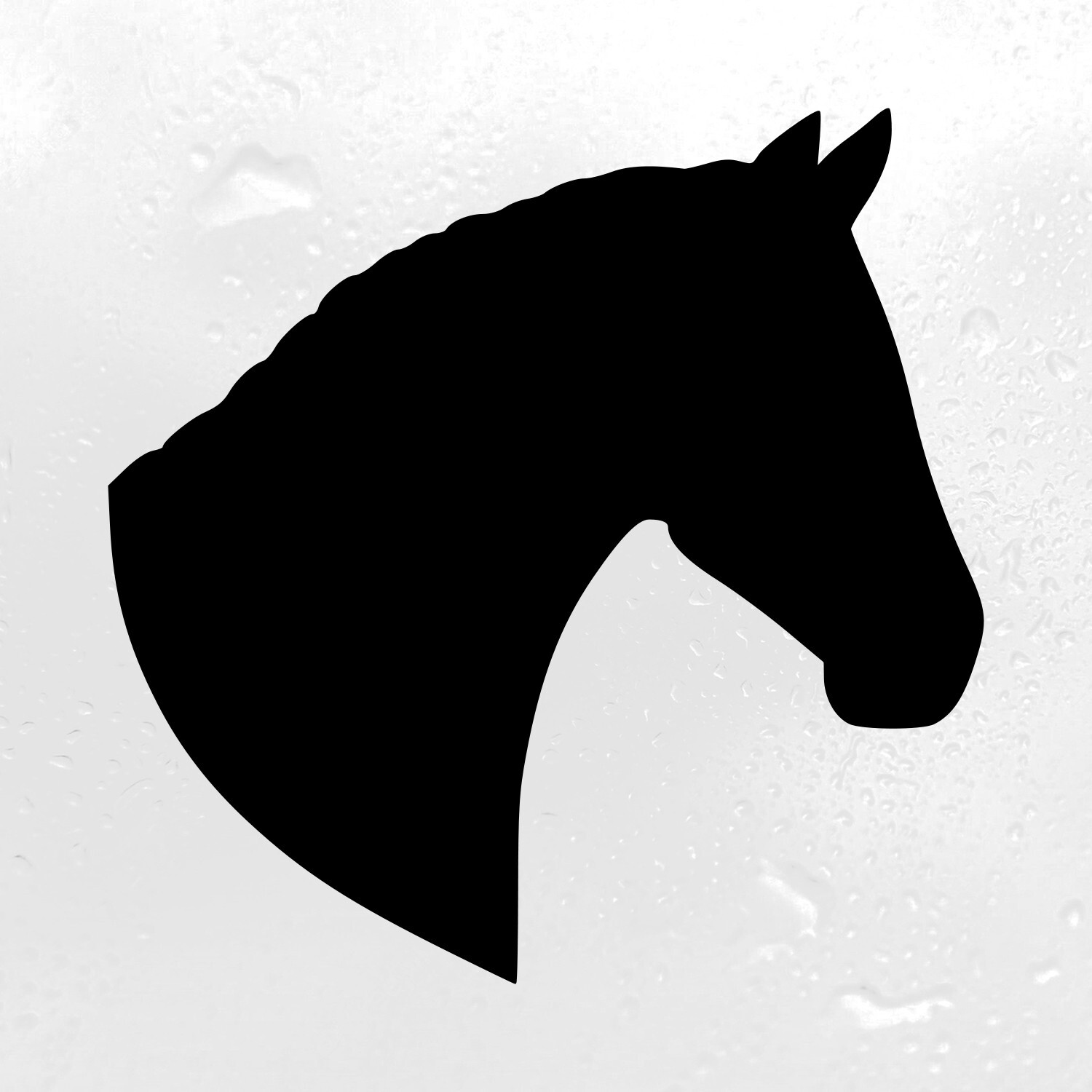Horse Head -V1- Vinyl Decal Sticker – Equestrian Farm Riding Dressage Equine