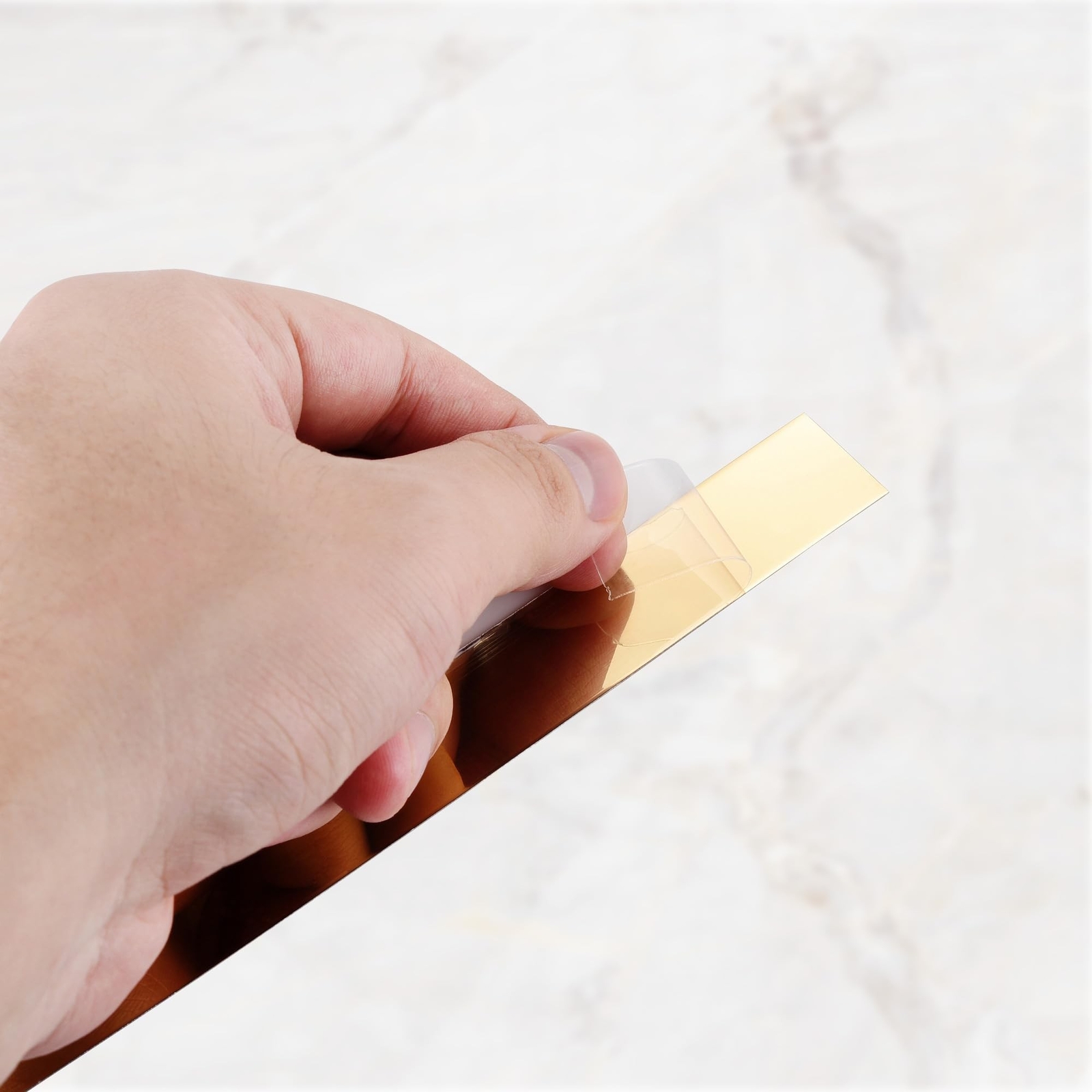 Brushed Metal Trim,Peel and Stick Wall Trim Molding,Stainless Steel Self Adhe…