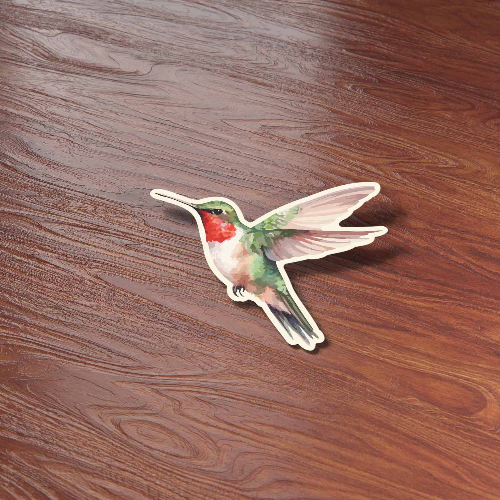 Hummingbird Sticker – Mini Birdwatching Decal