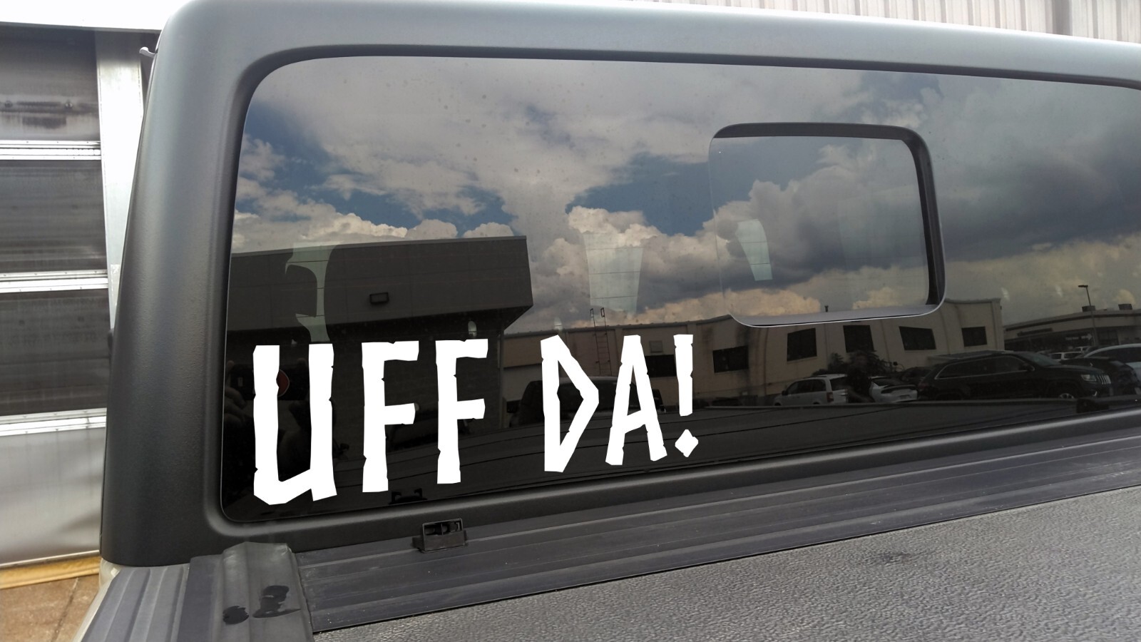 Uff Da! Vinyl Decal V2 – Minnesota Wisconsin Michigan Saying Die Cut Sticker