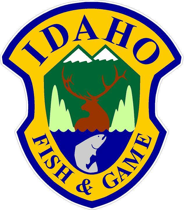 Idaho Fish & Game Reflective or Matte Vinyl Sticker Wildlife Game Warden LEO ID