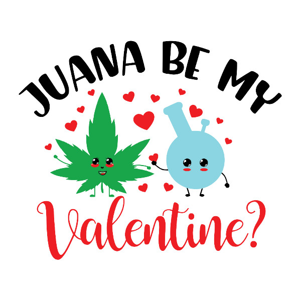 Galentine 420 Sticker Stoner Girl Valentine Decal UV Safe Weatherproof Vinyl