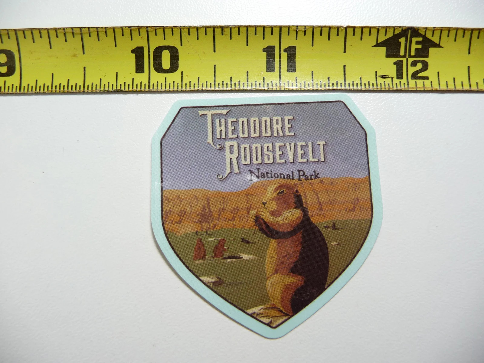THEODORE ROOSEVELT NATIONAL PARK SMALL STICKER DECAL NPS SYSTEM GLOSSY VACATION