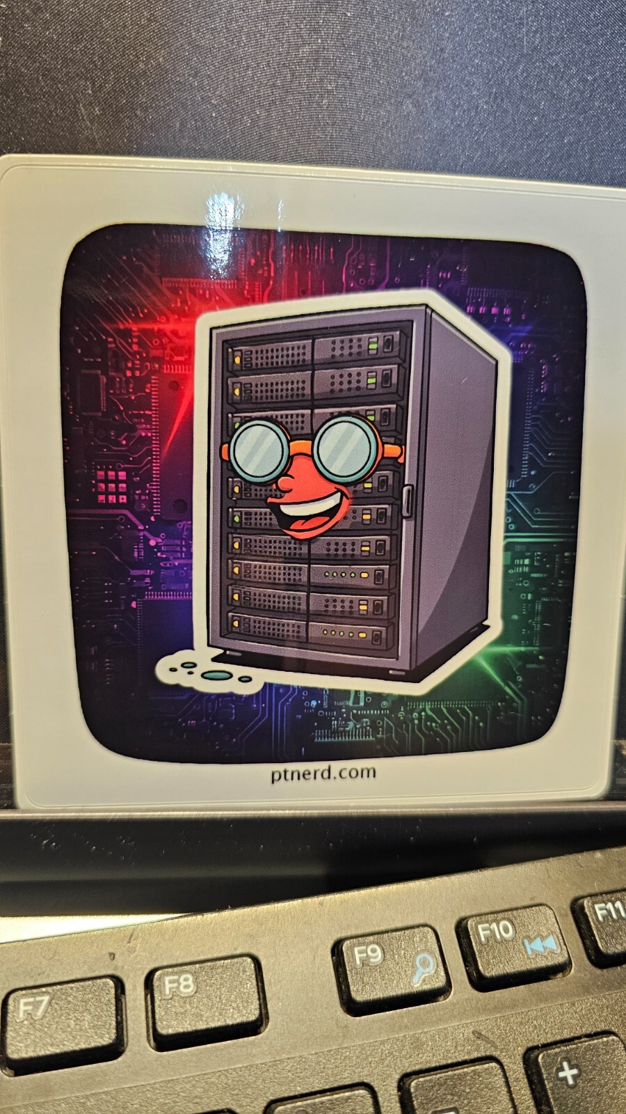 4×4" High Quality Homelab Nerd Propylene Sticker – Tear/Water/Fade Resistant