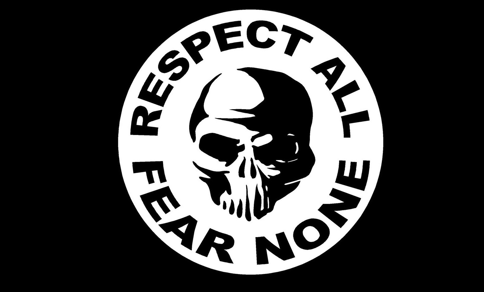 Respect All Fear None Skull Decal car truck window vinyl decals sticker graphic
