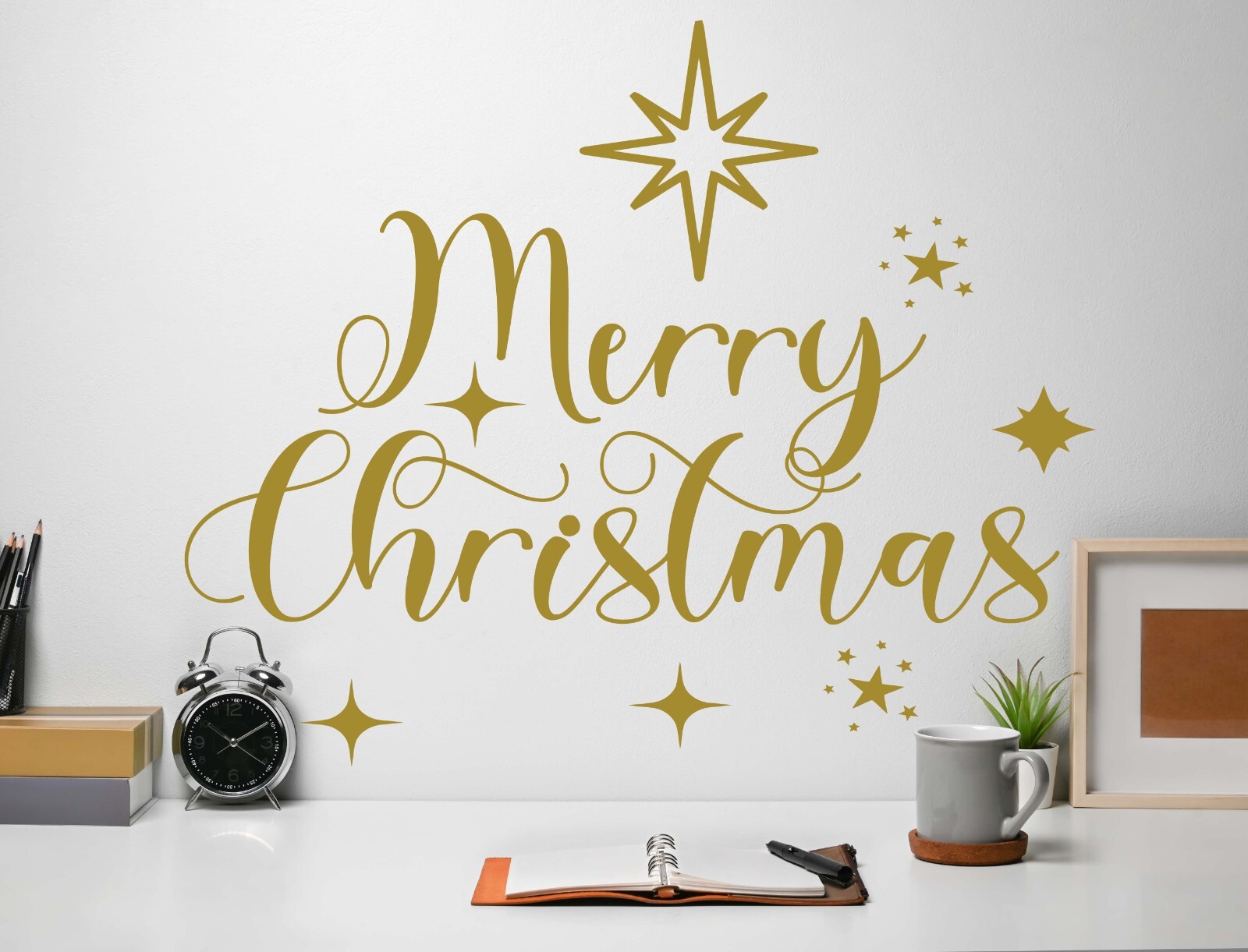 Merry Christmas sign decal, Christmas Entrance Decor, Holiday Art – n032