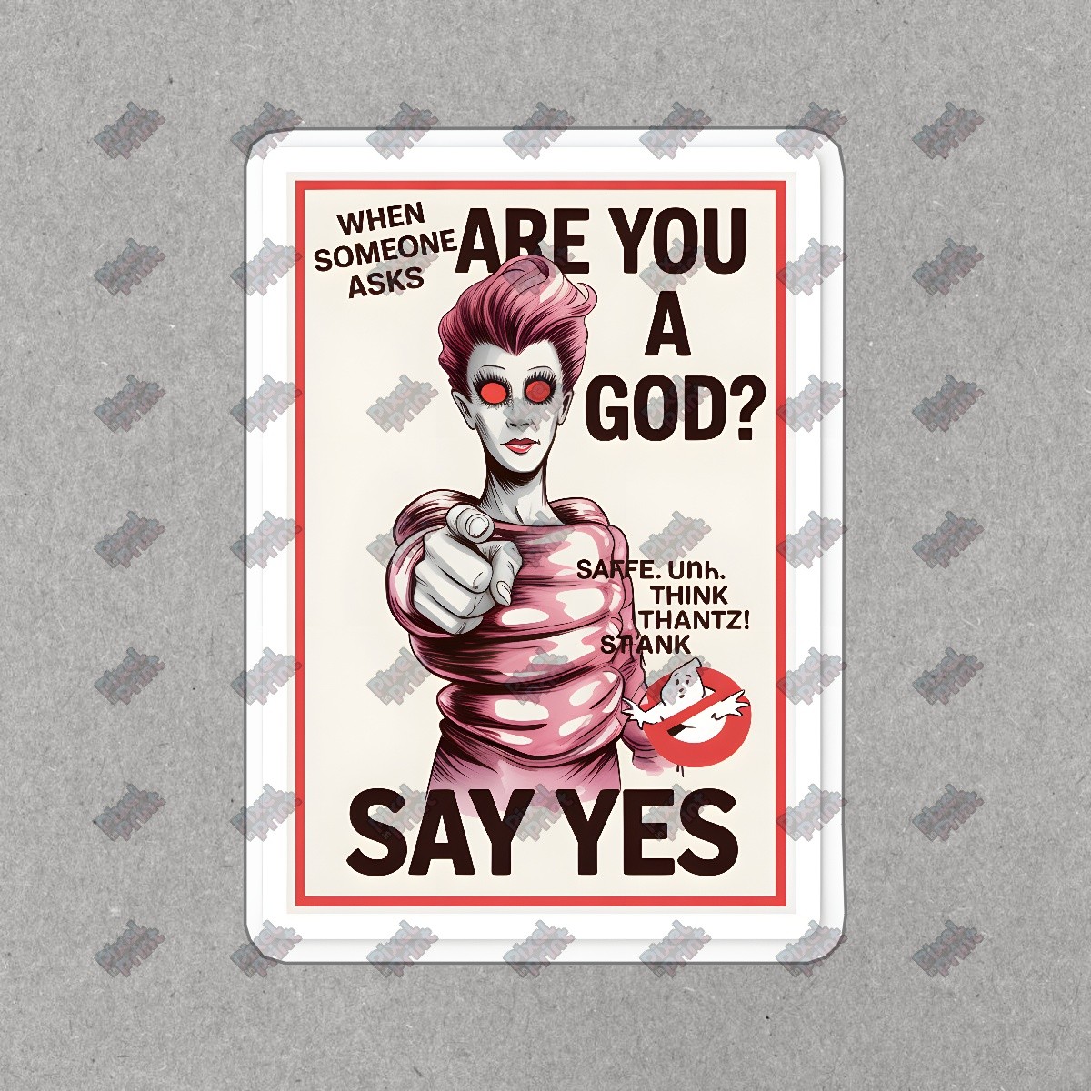Unique Ghostbusters Inspired Art Print When Someone Asks ARE YOU A #8899