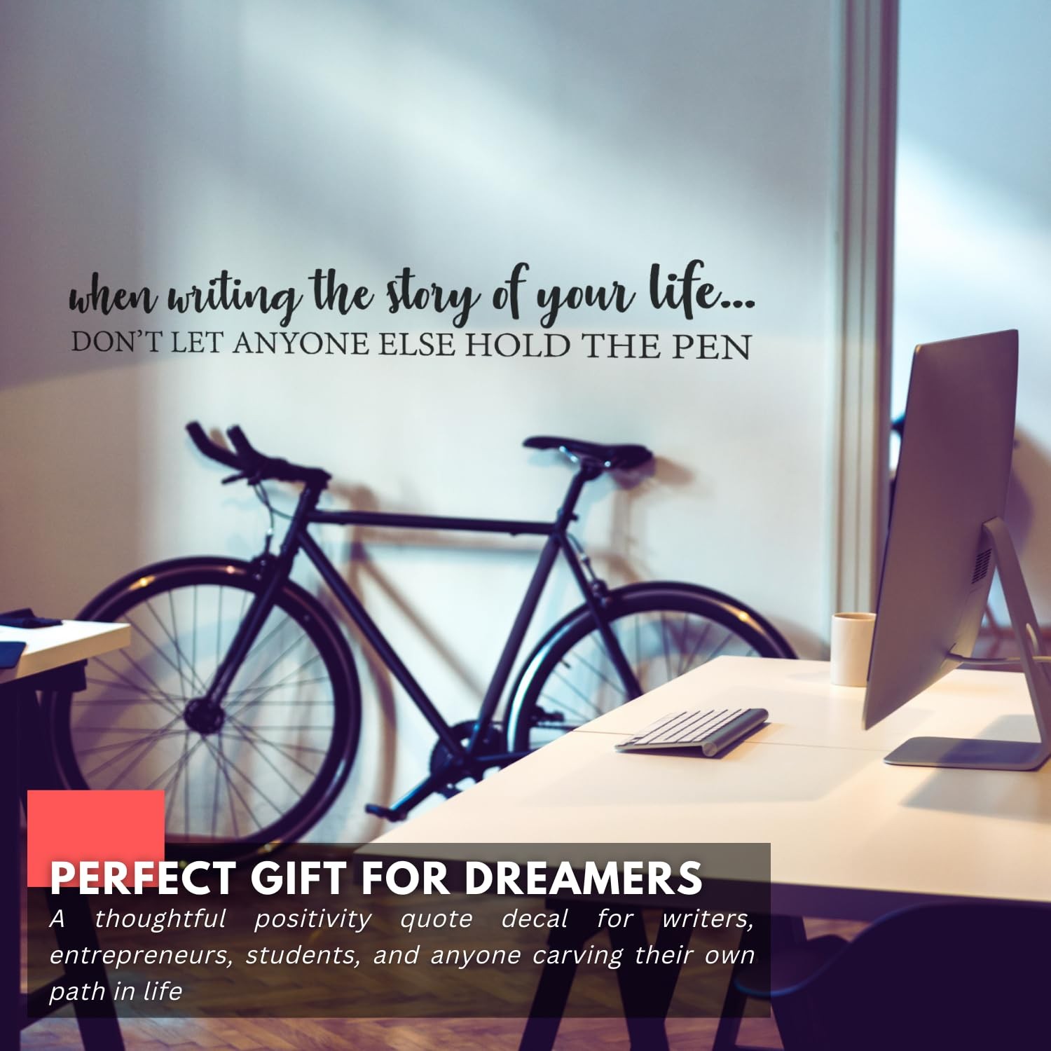 – When Writing the Story of My Life – Motivational Inspirational Wall Decal S…