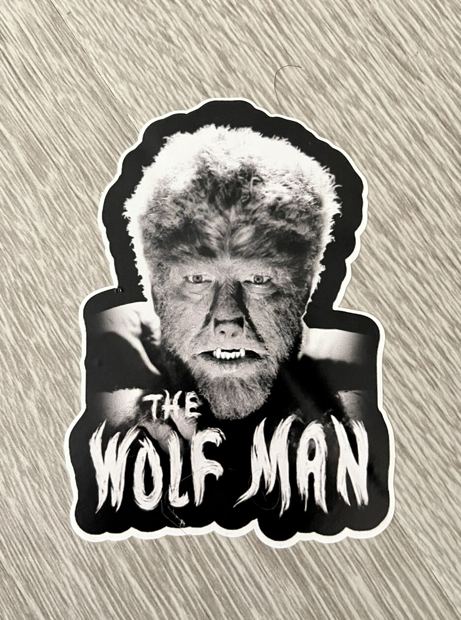 Wolf Man Sticker