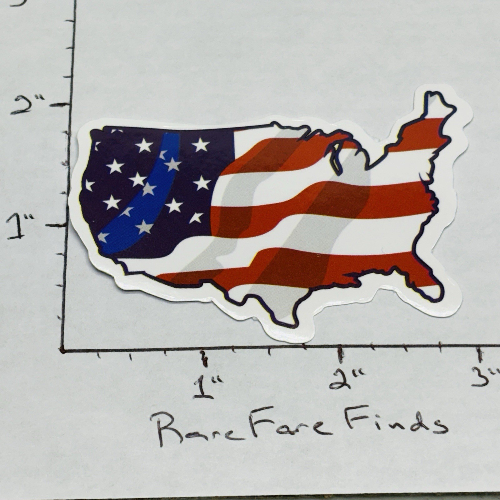 NEW‼ USA Map Flag Skateboard Laptop Bottle Vinyl Decal Sticker • w/ Tracking‼