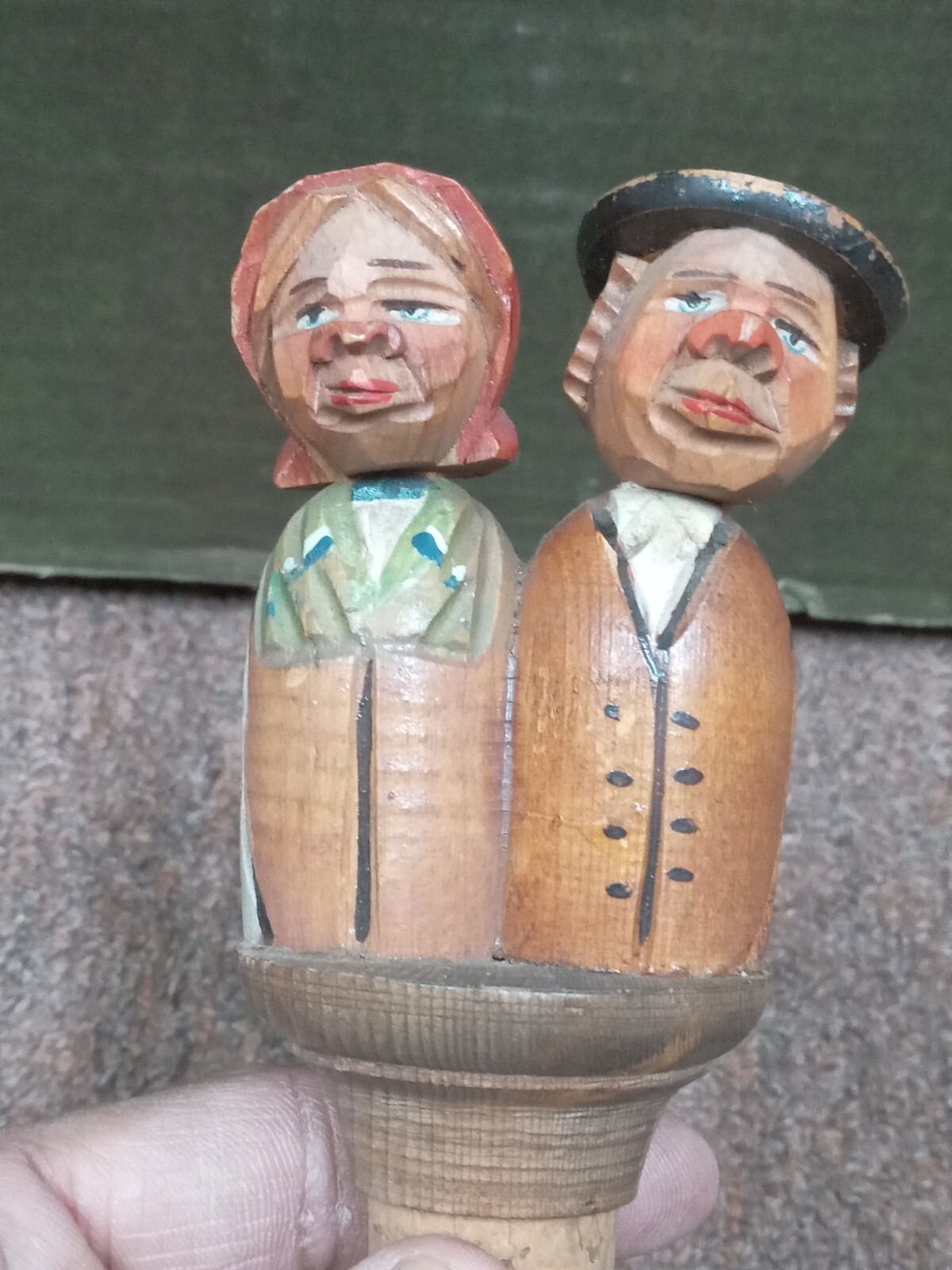 Christmases Special Handcrafted Wooden Couple Charming Home Decoration