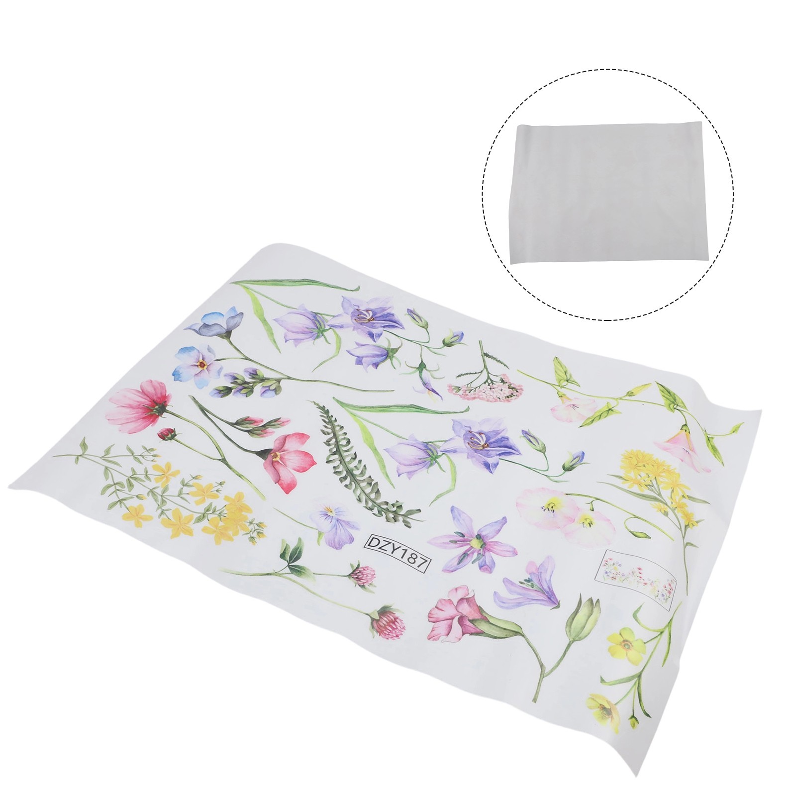 Waterproof Wall Stickers Art Stickers Bedroom Floral Sticker Green Plant