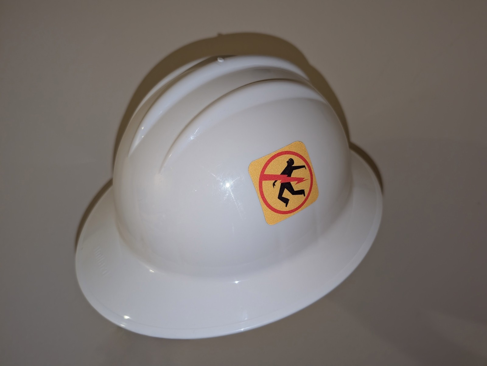 2×2 Reflective DANGER HIGH VOLTAGE Decal Safety Warning Lineman Hard Hat Sticker