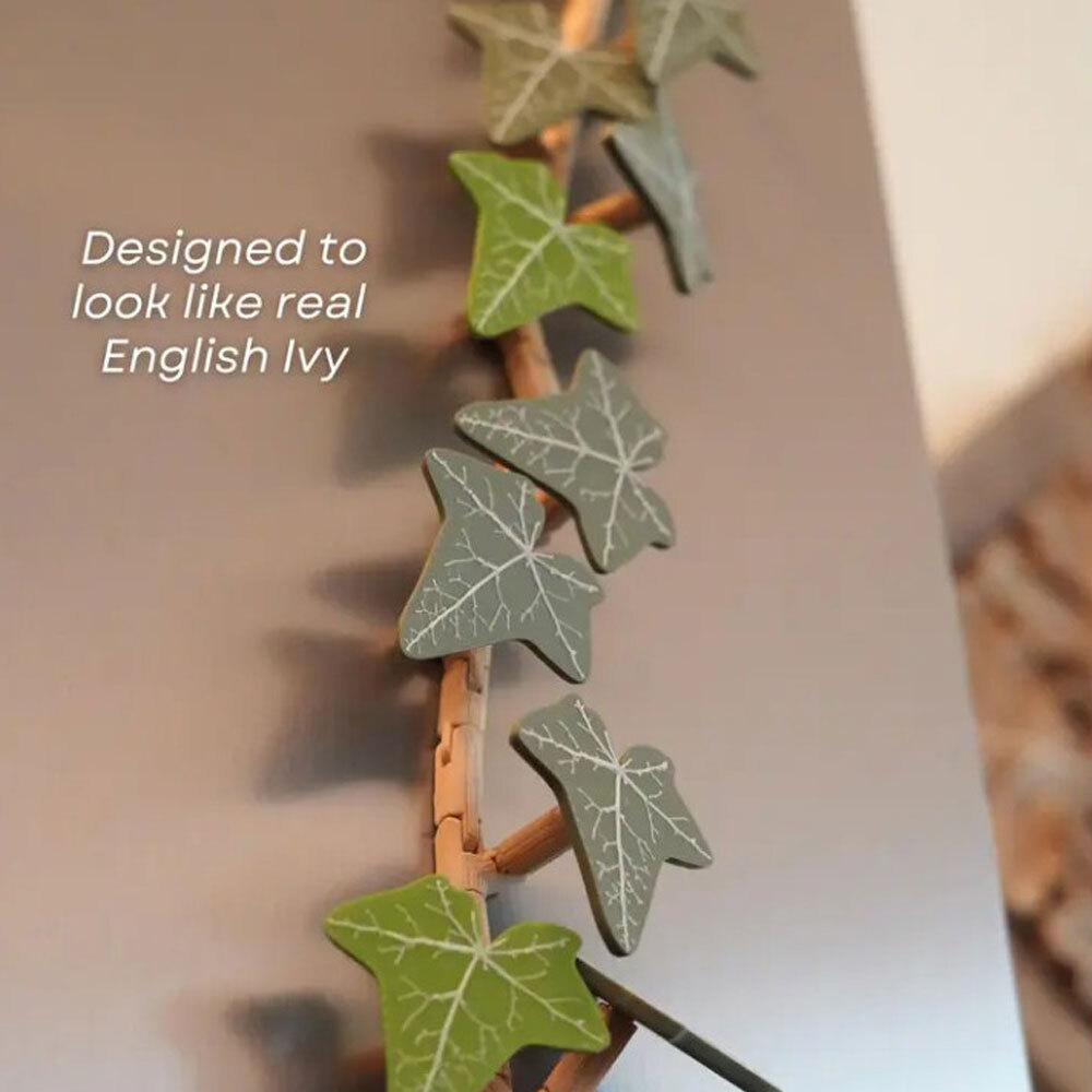 Ivy Fridge Magnet with Articulating Stems 3D Printed Ivy Leaf Plants GN