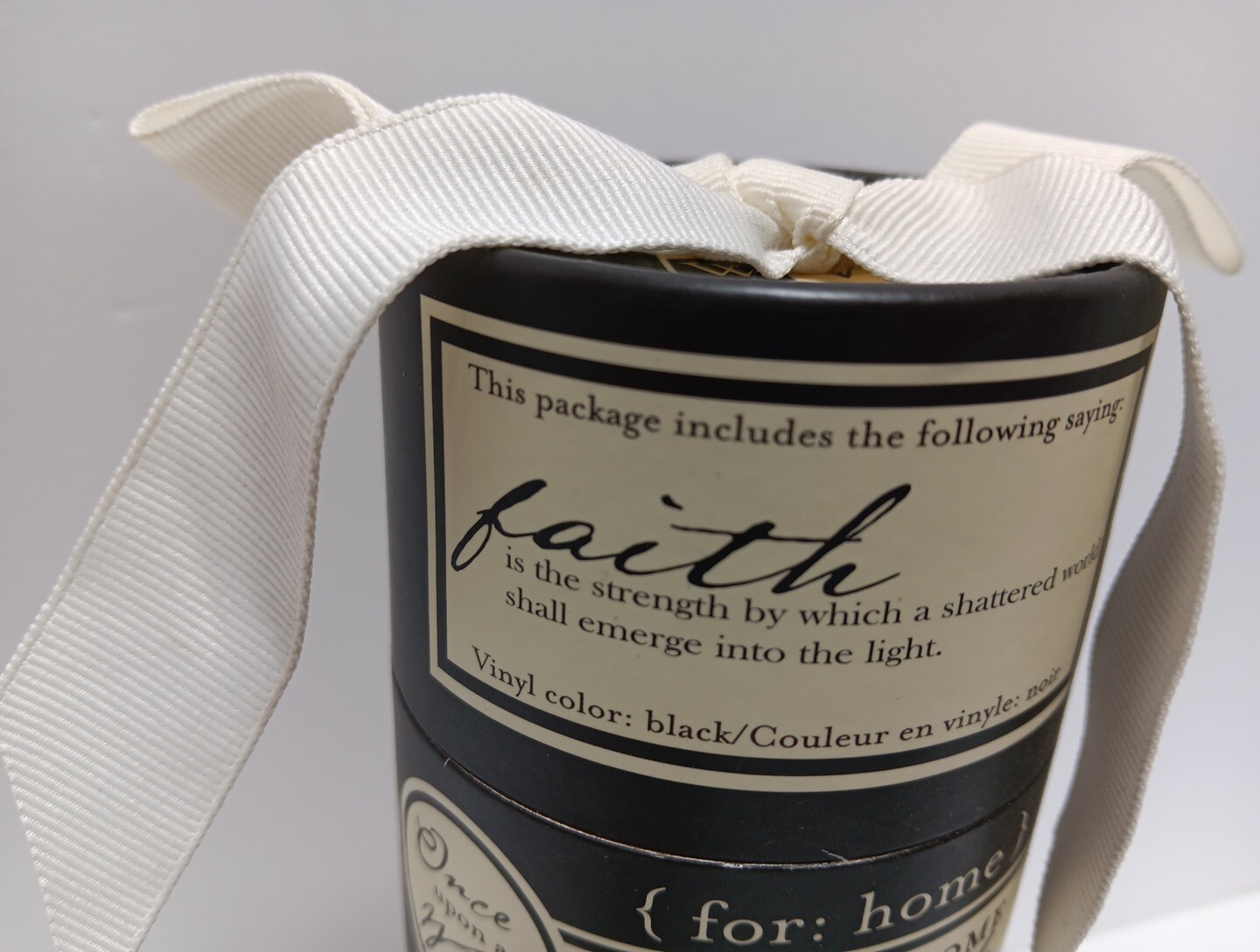 DCWV Home Removable Vinyl Wall Lettering NIB " faith …." 43.36" X 10.1"