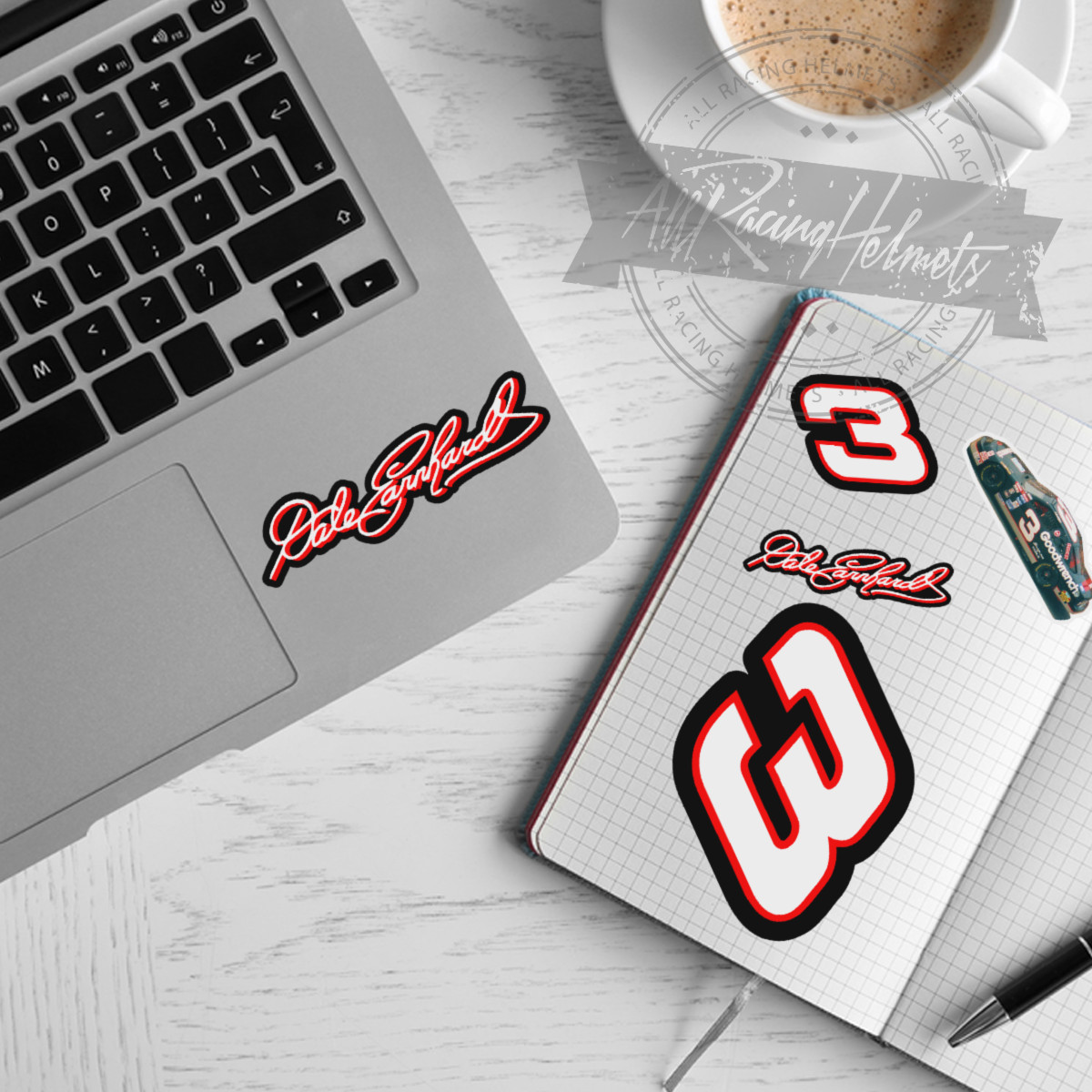 Dale Earnhardt #3 Chevrolet Nascar A4 Printed Vinyl Decal Sticker High Quality