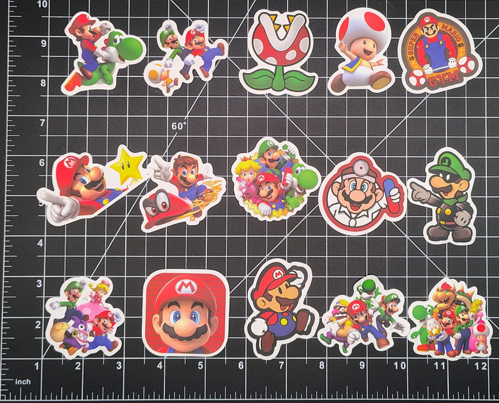 90s Retro Video Game Stickers 50pc Lot 8-Bit Pixel Art Platformer Gamer Decals