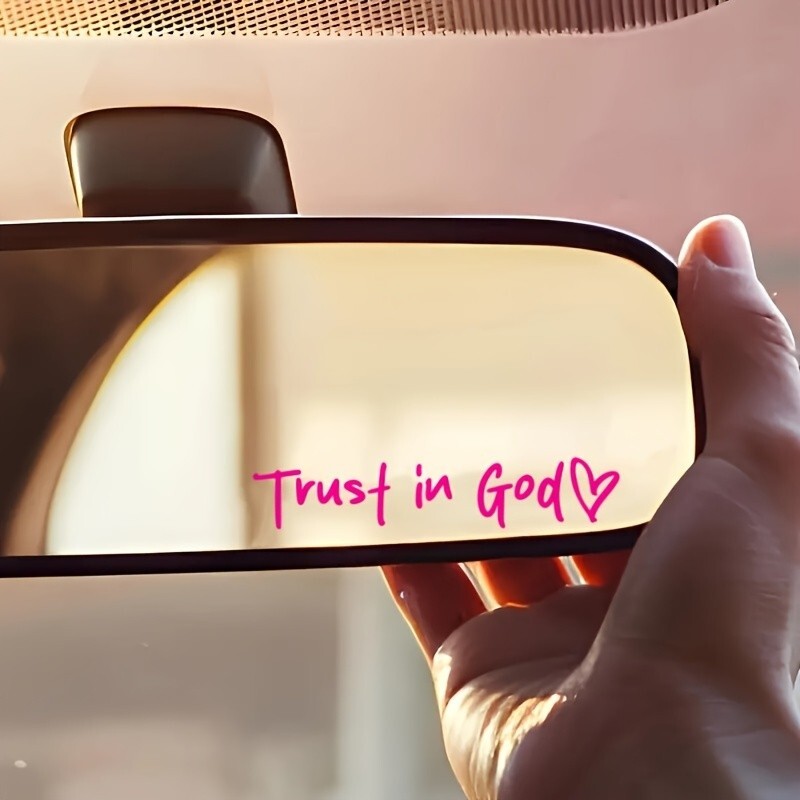 2 pc Design Your Own Personalized Car Mirror UV Transfer Decal，Sun Visor sticker
