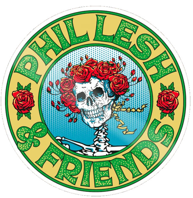 ⚡️Official Phil Lesh & Friends Stealie Sticker *NEW* Measures 3" x 3"⚡️